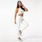 White PU Leather Pants For Women To Wear Fitness - ROUTINE FASHION