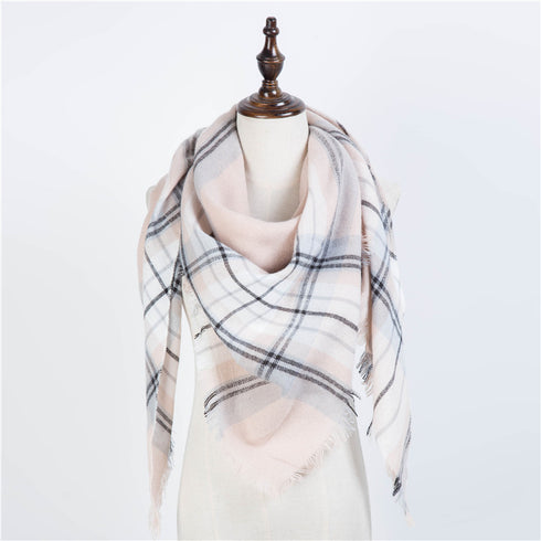 esign Women Triangles Scarf Long Scarves Shawl Autumn Winter - ROUTINE FASHION