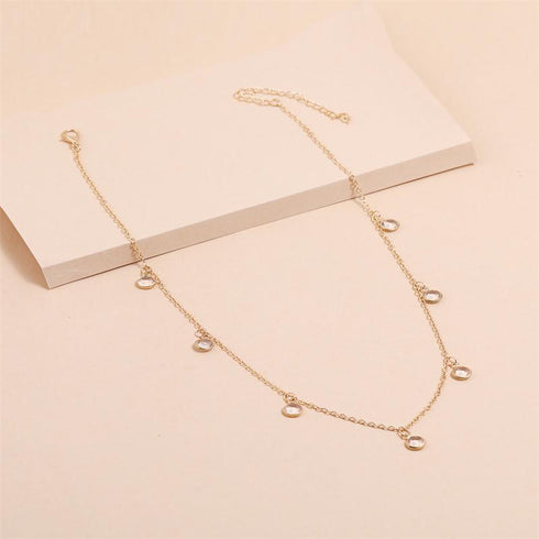 Simple Little Diamond Necklace For Women - ROUTINE FASHION