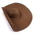 25CM Wide Brim Oversized Beach Hats For Women Large Straw Hat UV Protection - ROUTINE FASHION