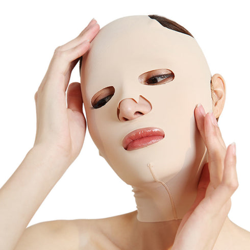 Full Face Carving Mold Beauty Skin Lifting Headgear V Face Mask - ROUTINE FASHION