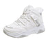 White Running Women Chunky Sport Shoes Woman Spring Summer Platform Sneakers - ROUTINE FASHION