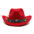 Cowboy Hats Curled Felt Riding Men And Women - ROUTINE FASHION
