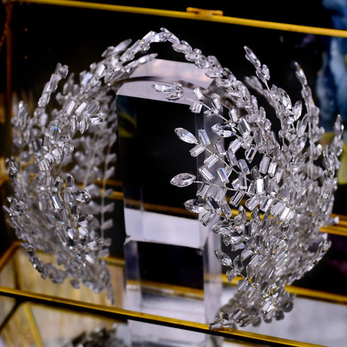 Wedding Dress Accessories Rhinestone Headband Styling Hair Accessories - ROUTINE FASHION
