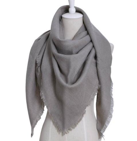 esign Women Triangles Scarf Long Scarves Shawl Autumn Winter - ROUTINE FASHION