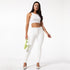 White PU Leather Pants For Women To Wear Fitness - ROUTINE FASHION