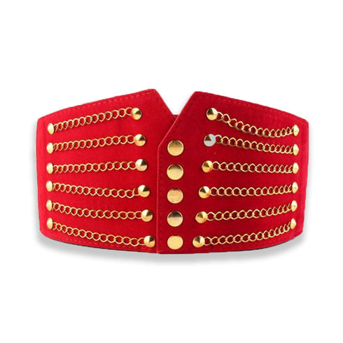 Deepeel 1pc Women Fashion Slim Corset Cummerbunds Elastic Belts - ROUTINE FASHION