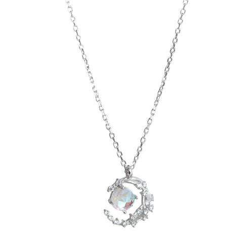 New Symphony Crystal Planet Pendant Necklace For Women - ROUTINE FASHION