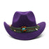 Cowboy Hats Curled Felt Riding Men And Women - ROUTINE FASHION