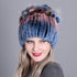 Woven Women's Fur Hats Warm And Thick Warmth Ladies Colorful Knitted Hats - ROUTINE FASHION