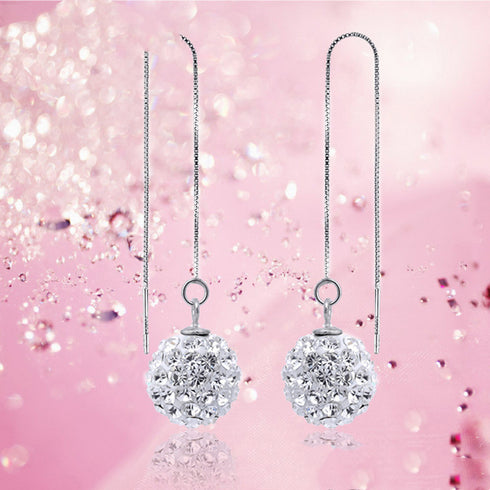 Crystal Earring Earrings Korea Korean Style Earrings Fashion Jewelry - ROUTINE FASHION