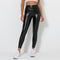 New PU Bright Large Leather Pants For Women - ROUTINE FASHION