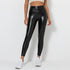 New PU Bright Large Leather Pants For Women - ROUTINE FASHION
