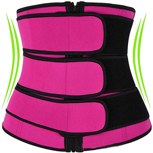 Tummy Sweat Shapewear Bodysuits Women Waist Trainer Slimming 2-3 Belts Workout Shaper Corset - ROUTINE FASHION