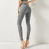 Nude Mesh Stitching Gym Pants For Women - ROUTINE FASHION