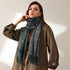 Women's New Thickened Warm Tassel Plaid Cashmere Scarves - ROUTINE FASHION