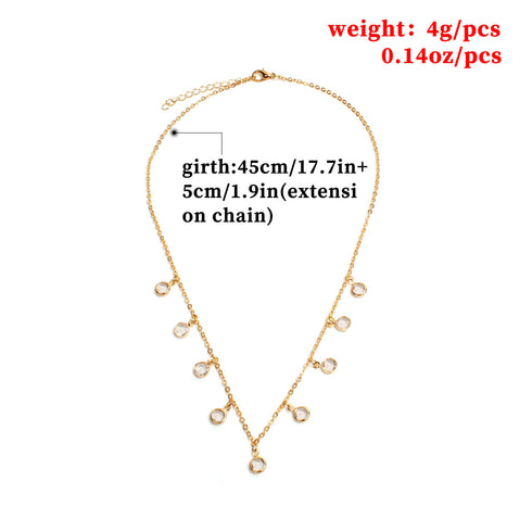 Simple Little Diamond Necklace For Women - ROUTINE FASHION