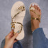 Butterfly Flat Shoes Summer Sandals Women Flip Flops Beach Shoes - ROUTINE FASHION