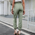 Women's High Waist Pocket Trousers All-Match Casual Pants Feet Pants Women - ROUTINE FASHION