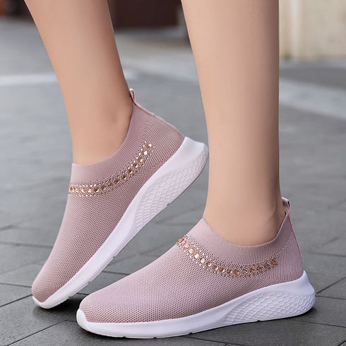 Woman Vulcanize Shoes Sneakes White Casual - ROUTINE FASHION