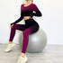Women Yoga Suit Sport Tops Pants Set Fitness - ROUTINE FASHION