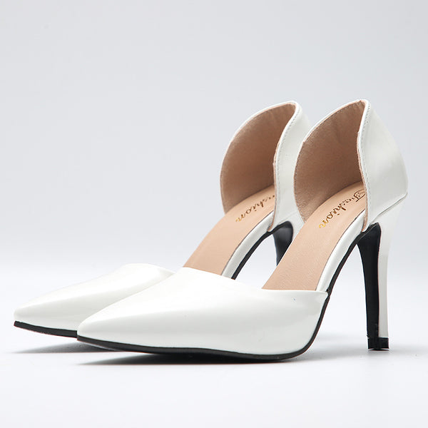 Pu Leather Summer Pumps For Women High Heeled Sandals - ROUTINE FASHION