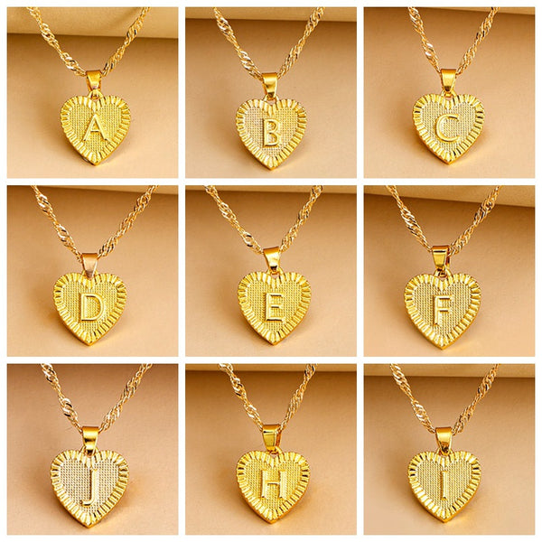 26 English Initial Letter Pendant Necklaces For Women - ROUTINE FASHION