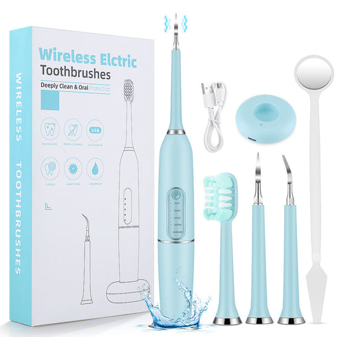 Portable Electric Tooth Cleaner, Dental Care Tool, Tooth Cleaner - ROUTINE FASHION
