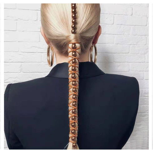European And American Jewelry Beaded Hair Accessories For Women - ROUTINE FASHION