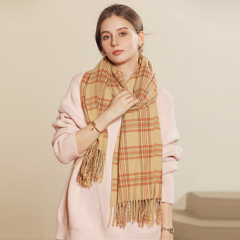 Women's New Line Printed Cashmere Scarves - ROUTINE FASHION