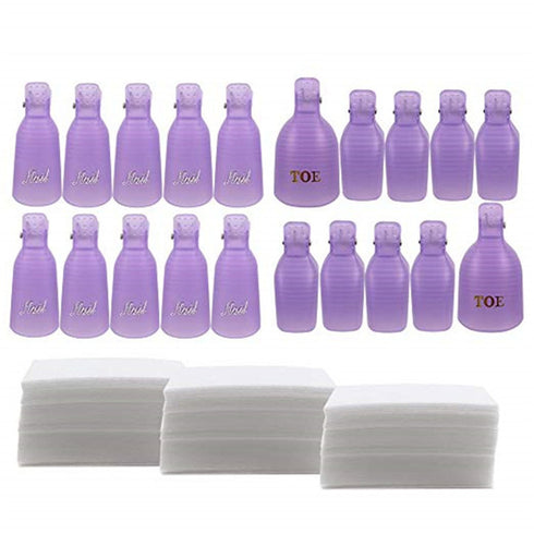 Nail Tools Nail Remover Clips Nail Polish Glue Nail Remover Set - ROUTINE FASHION