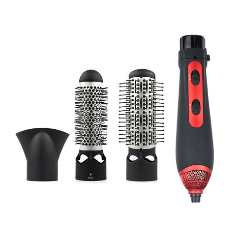 Hair Dryer Machine 3 In 1 Multifunction Hair Styling Tools Hairdryer Pro Hair Curler Straightener Dryer Comb Brush - ROUTINE FASHION