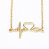 Heartbeat Necklace Women Love Heart Necklaces - ROUTINE FASHION