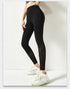 Nude Mesh Stitching Gym Pants For Women - ROUTINE FASHION