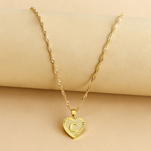 26 English Initial Letter Pendant Necklaces For Women - ROUTINE FASHION