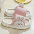 Cute Rabbit Slippers Linen House Shoes For Women - ROUTINE FASHION