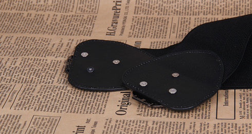 3 Women's Belts Elastic Belts Belts Rose Buckle Belts Tight Belts - ROUTINE FASHION