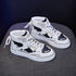 High Top White Shoes Women Flat Running Shoes Women - ROUTINE FASHION