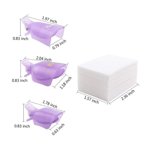 Nail Tools Nail Remover Clips Nail Polish Glue Nail Remover Set - ROUTINE FASHION