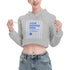 School Sports Cropped Cat Ear Sweatshirt - ROUTINE FASHION