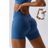 Running Fitness Shorts Cross Waist Tights For Women - ROUTINE FASHION