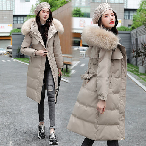 Women's Winter New Long Thickened Cotton Padded Jacket - ROUTINE FASHION