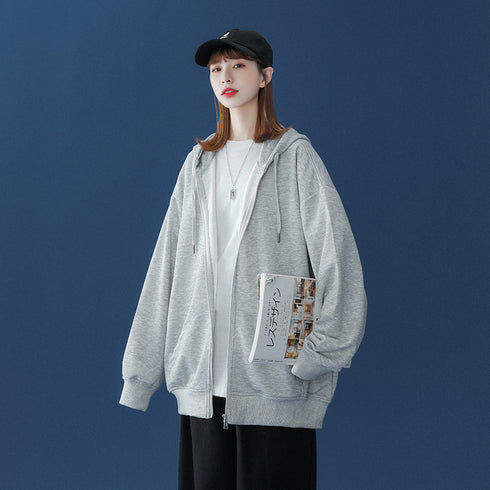 Vintage Hoodie Women's Oversize Cardigan Coat - ROUTINE FASHION