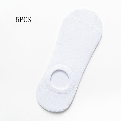 Socks Men And Women Solid Color Boat Socks Spring Invisible Socks Socks Socks Net Red Men'S Socks - ROUTINE FASHION