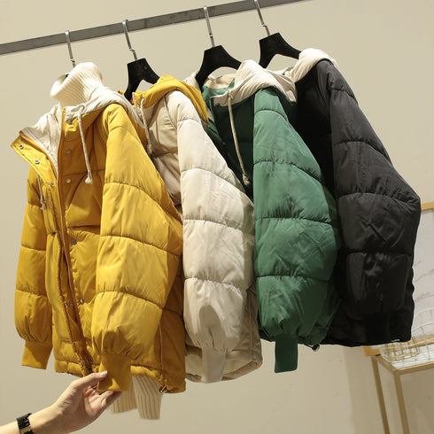 New Down Jacket Hooded Warm Jacket Casual - ROUTINE FASHION