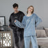 Flannel Pajamas Sets Winter Home Clothes For Women Men Sleepwear Couple - ROUTINE FASHION