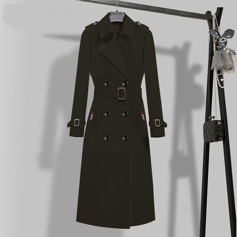 British Classic Expensive Medium Long Coat - ROUTINE FASHION