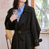 Women's British Style Retro Classic Trench Coat Mid Length - ROUTINE FASHION