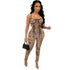 Two-Piece Sexy Sling Print Women Trousers - ROUTINE FASHION