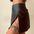 Summer Spice Fashion Chain Split Leather Skirt - ROUTINE FASHION
